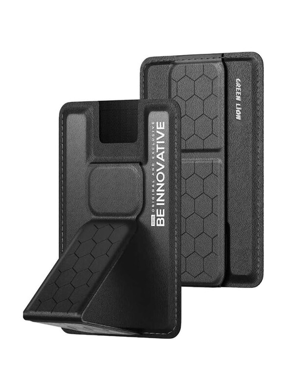

Green Lion Universal Innovative Magsafe Wallet Stand, Black