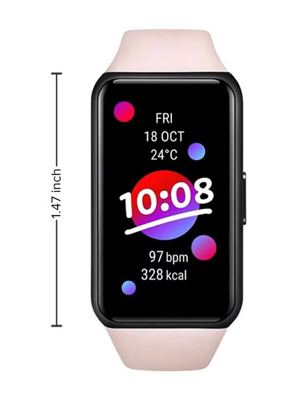 Honor 180.0mAh Band 6 Smartwatch, ARG-B39, Coral Pink