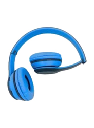 Mycandy Bluetooth Wireless Over-Ear Headset, Blue
