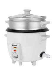 Geepas 3-in-1 Automatic Rice Cooker, GRC4325H, White