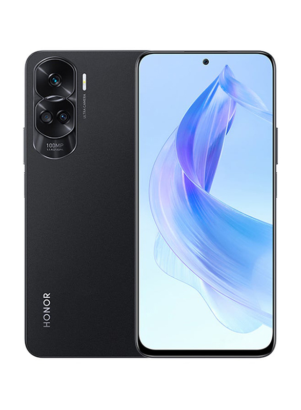 

Honor 90 Lite 256GB Midnight Black, 8GB RAM, 5G, Dual Sim Smartphone, Middle East Version