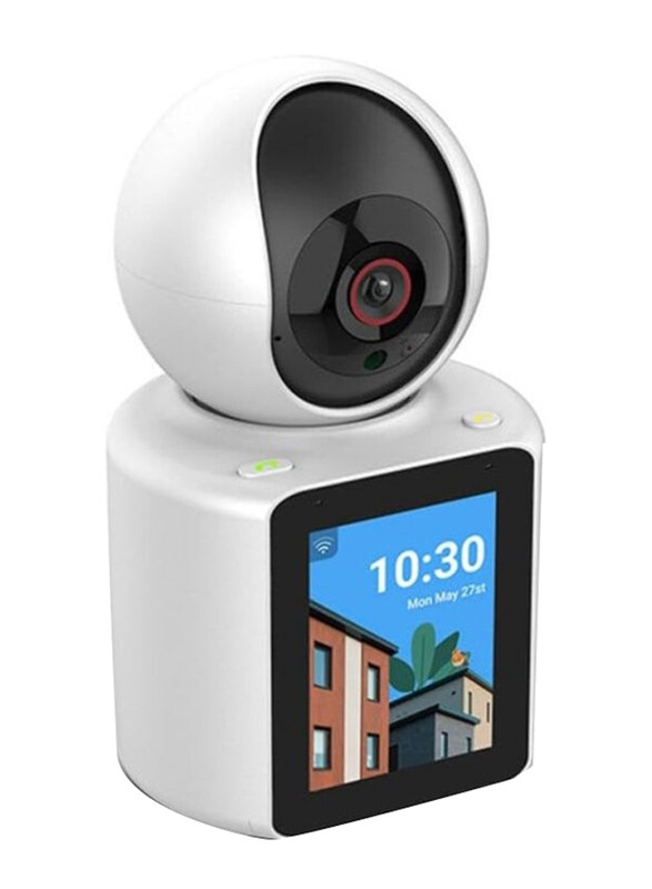 

Generic 1080P Video Calling WIFI HD Camera, One Click Video Call Camera Night Vision Motion Detection, White