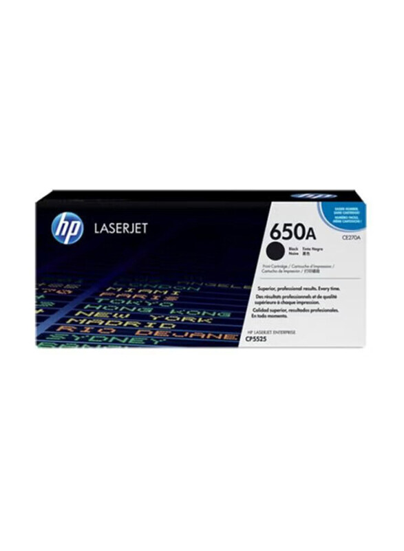 

HP 650A Black LaserJet Ink Toner Cartridge