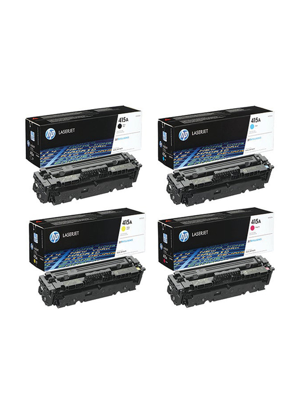 HP 415A Multicolour Printer Toner Cartridges Set, 4 Pieces