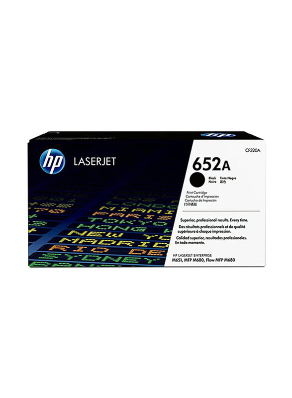 

HP 652A CF320A Black Original LaserJet Toner Cartridge