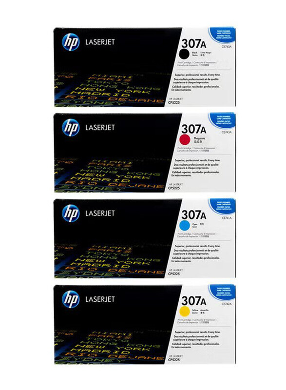 

HP 307A Multicolour LaserJet Toner Cartridge Set, 4 Pieces