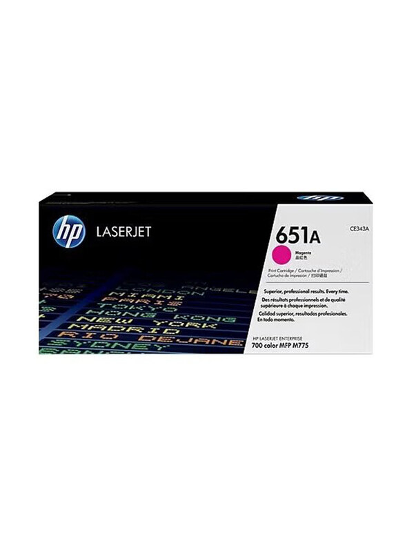 

HP 651A Magenta LaserJet Toner Cartridge