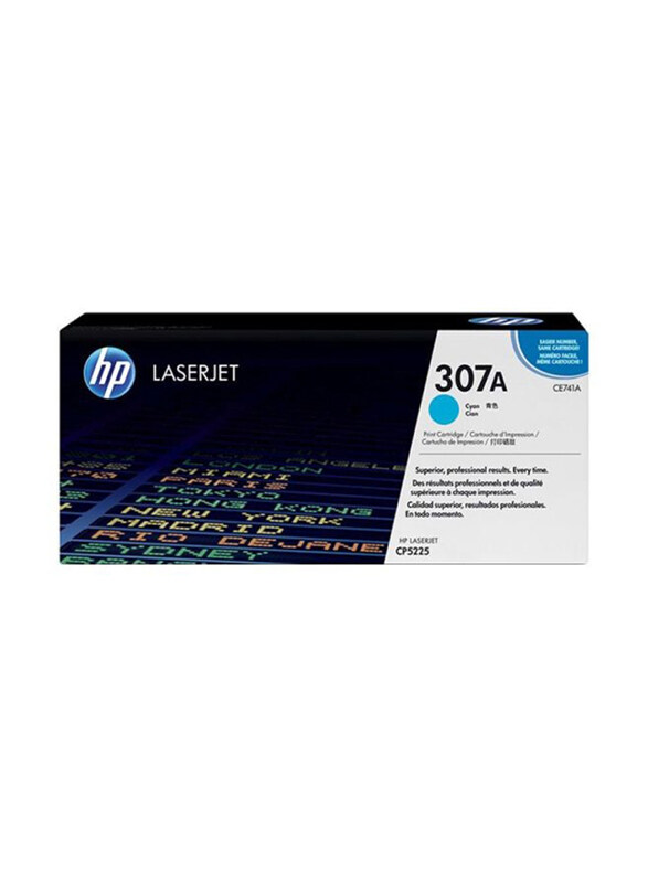 

HP 307A CE741A Cyan LaserJet Toner Cartridge