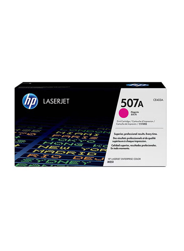 

HP 507A Magenta LaserJet Ink Toner Cartridge