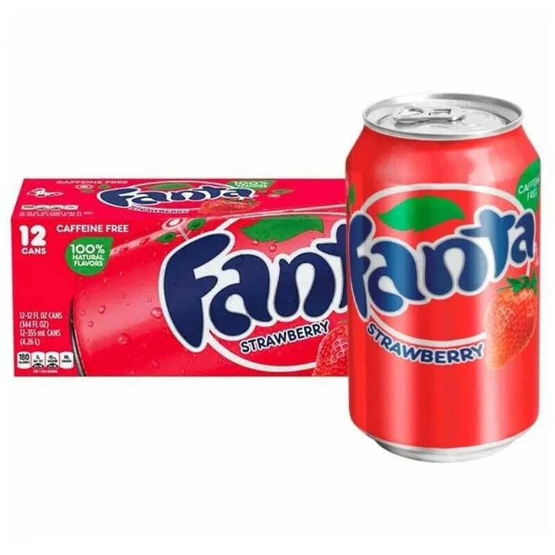 Fanta Strawberry 12 FL OZ (355 ML) -USA 12 PC Pack