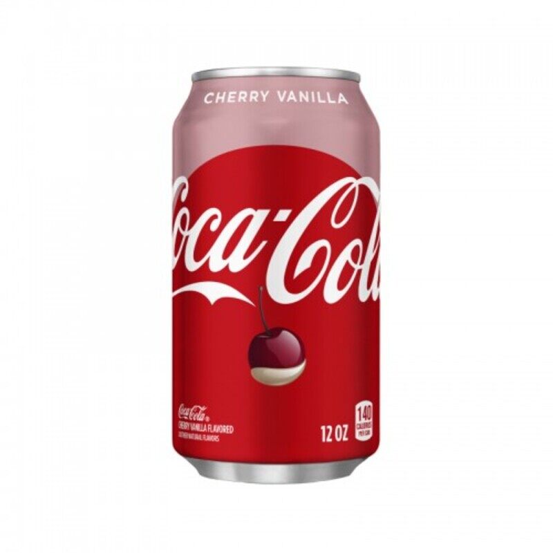 

Coca Cola Cherry Vanilla 12 FL OZ (355 ML) -USA 12 PC Pack