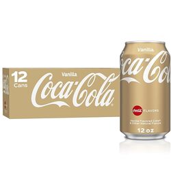 Coca Cola Vanilla 12 FL OZ (355 ML)-USA 12 PC Pack