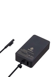 36W 12V 2.58A Power Adapter Charger with USB Charging Port and 6ft Cord for Microsoft Surface Pro 3/Pro 4/Pro 5, Black