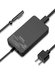 Surface Pro 44W Power Adapter Laptop Charger for Microsoft Surface Pro 3/4/5/6/7/8/X, Surface Laptop 1/2, Surface Go 1/2, Surface Book & Surface Laptop Go, Black