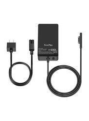 44W 15V 2.58A New Surface Pro Charger for Microsoft Surface Pro 3/Pro 4/Pro 5/Pro 6, Surface Laptop 1/2, Surface Book & Surface Go with 5V 1A USB Charging Port, Black