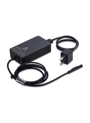 36W 12V 2.58A Power Adapter Charger with USB Charging Port and 6ft Cord for Microsoft Surface Pro 3/Pro 4/Pro 5, Black