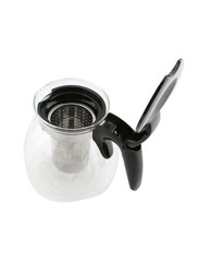 900ml Tea Glass Teapot with Stainless Steel Strainer Infuser Stovetop for Loose Leaf Tea, Assorted