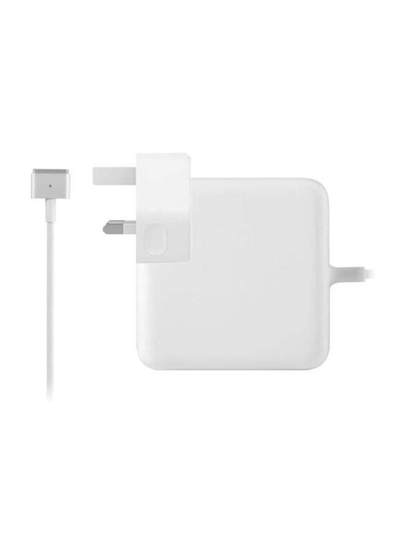 45W MagSafe 2 14.85V 3.05A UK Plug Charger Replacement Power Adapter for MacBook Air, A1244, White