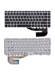 HP EliteBook & Zbook Series Replacement Wired English Laptop Keyboard, Black/Silver
