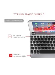 Brydge Apple iPad Mini 7.9" Aluminum Wireless English Keyboard, Silver