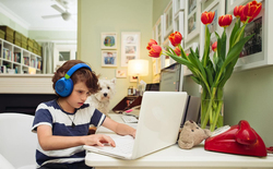 JBL JR 460NC Wireless Over-Ear Noise Cancelling Kids Headphones, Pink