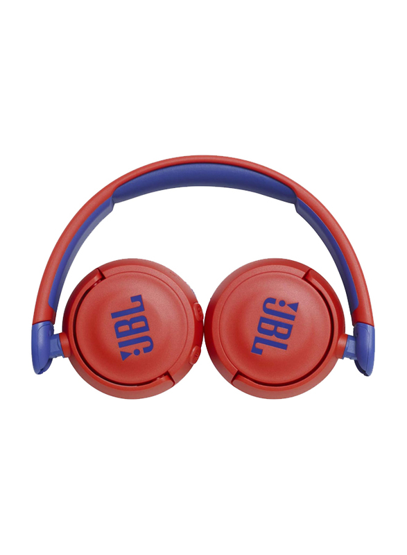 JBL JR310BT Wireless On-Ear Kids Headphones, Red