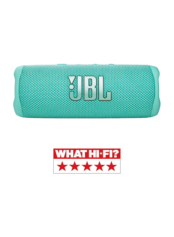 JBL Flip 6 IP67 Waterproof Portable Speaker, Teal