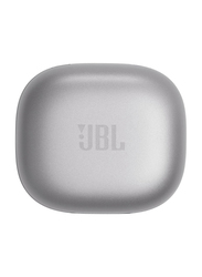 JBL Live Flex True Wireless In-Ear Noise Cancelling Earbuds, Silver