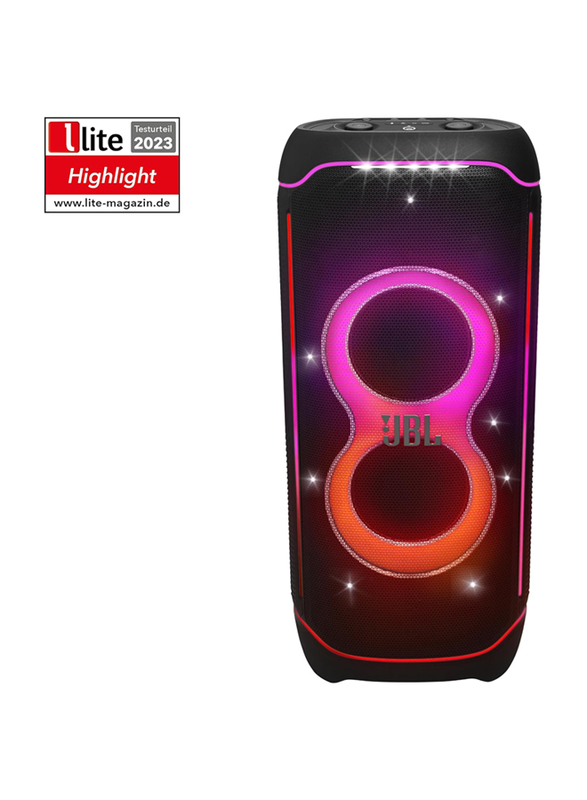 JBL PartyBox Ultimate IPX4 Splashproof Wireless Party Speaker, Black
