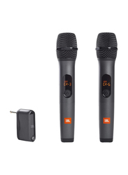 JBL Wireless Microphone Set with Receiver, Black