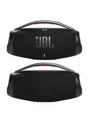 JBL Boombox 3 IP67 Waterproof Portable Bluetooth Speaker, Black