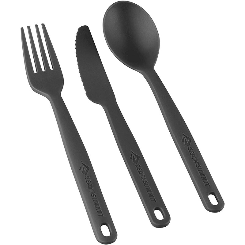 

Sea To Summit Camp Cutlery Set, 3 Piece, Grey