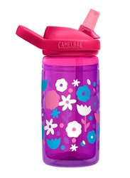 Camelbak Eddy+ Kids Flower Power Insulated Bottle 14oz, Pink