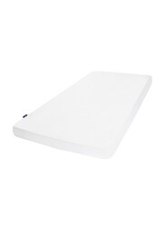 Clevamama Tencel Fitted Waterproof Mattress, Prot Cot 60 x 120 x 25cm, White