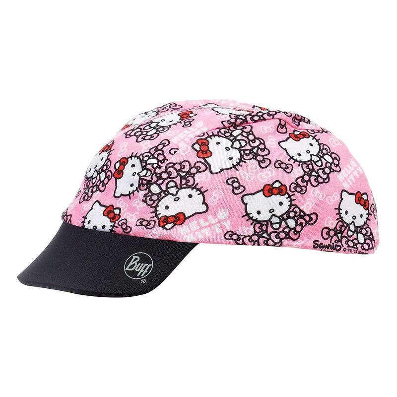 

Buff Hello Kitty Bows and Lines Baby Cap, Pink/Black