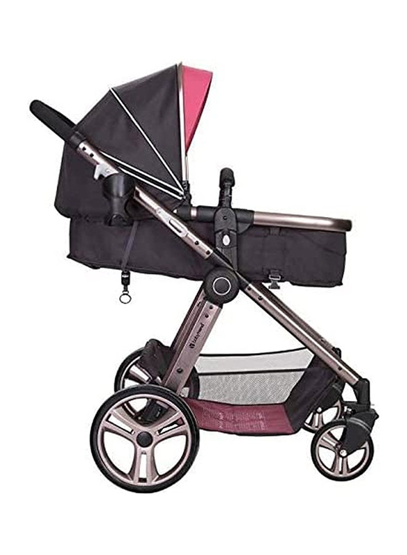 Baby Trend Golite Snap Gear Sprout Travel System, Grey/Pink