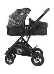 Lorelli Classic Sena Baby Stroller Set, Black Marble