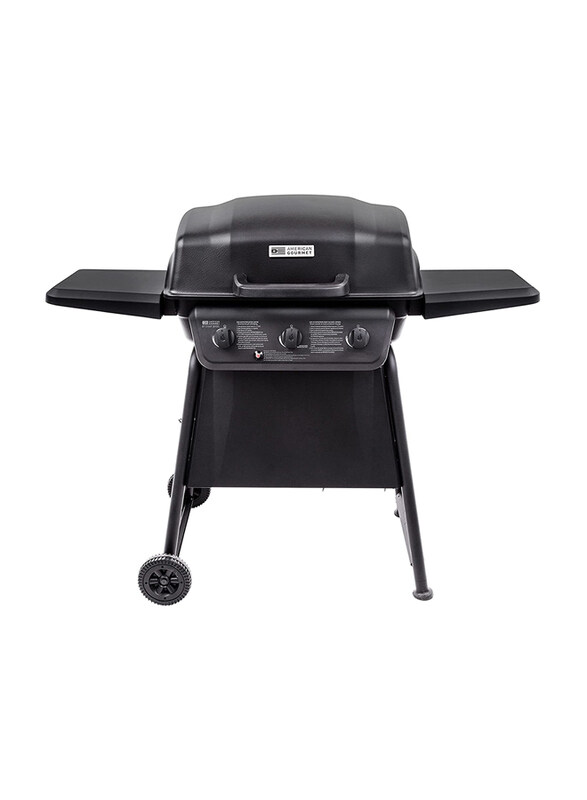 

Char-Broil Classic 360 3-Burner Liquid Propane Gas BBQ Grill, Black