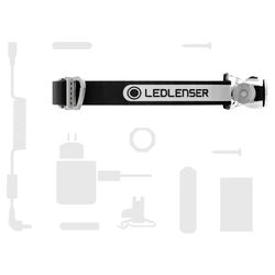 Ledlenser MH3 Head Lamp, Black/White
