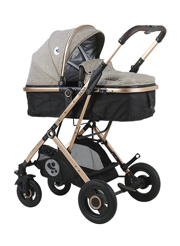 Lorelli Classic Baby Stroller Set Sena, Pearl Beige