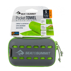 Sea to Summit S2S Pocket Microfiber Towel, Small, Lime