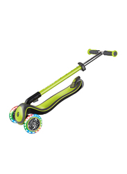 Globber Elite Deluxe Lights Scooter, Lime