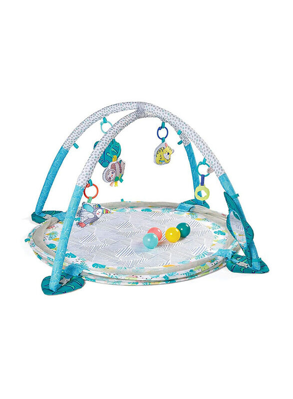 

Infantino 3-in-1 Jumbo Activity Gym & Ball Pit, Blue/White