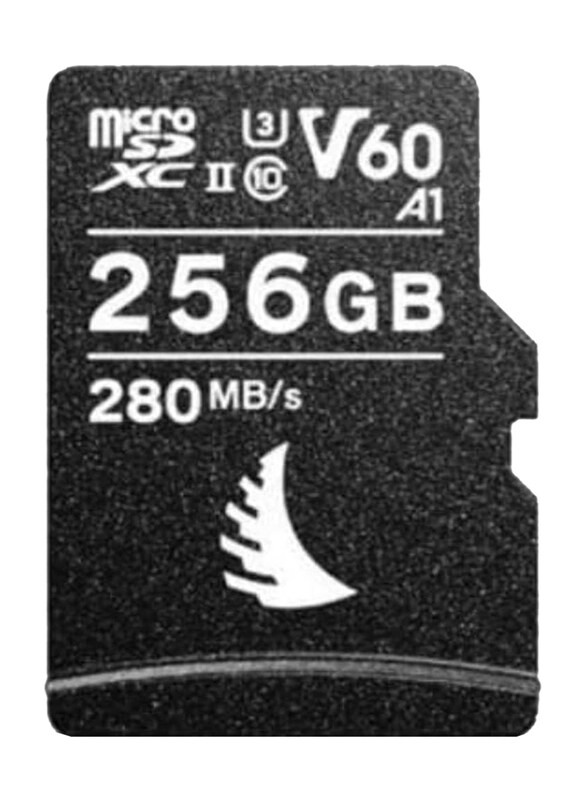 Angelbird 256GB AV Pro MicroSDXC V60 Memory Card, Black