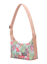 FeelFree Polyester Mini Tropical Handbag for Women, Harmony Mint