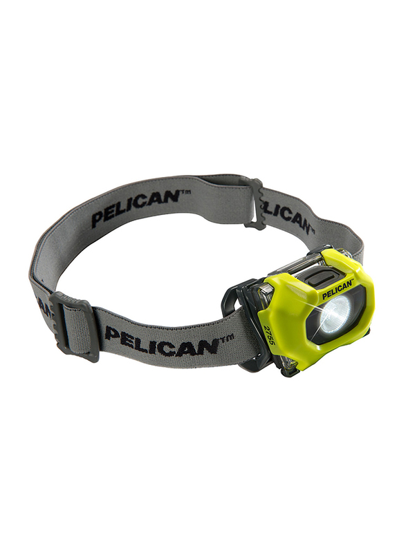 Pelican 2755C IECEX Headlamp, 118 Lumens, Yellow