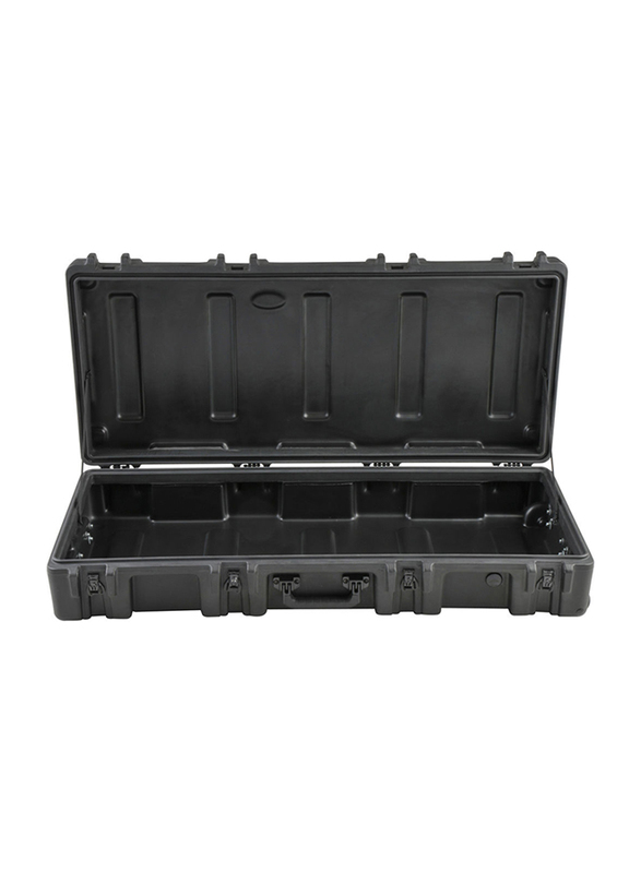 SBK 8 Inch Deep Military-Standard Waterproof Case with Wheels, Black