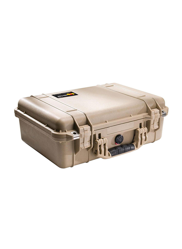 Pelican 1500NF WL/NF Protector Case without Foam, Desert Tan