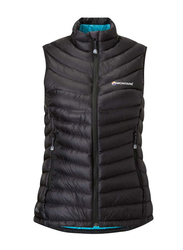 Montane FEM Featherlite Down Vest, X-Large UK16 / US14 / EUR42, Black