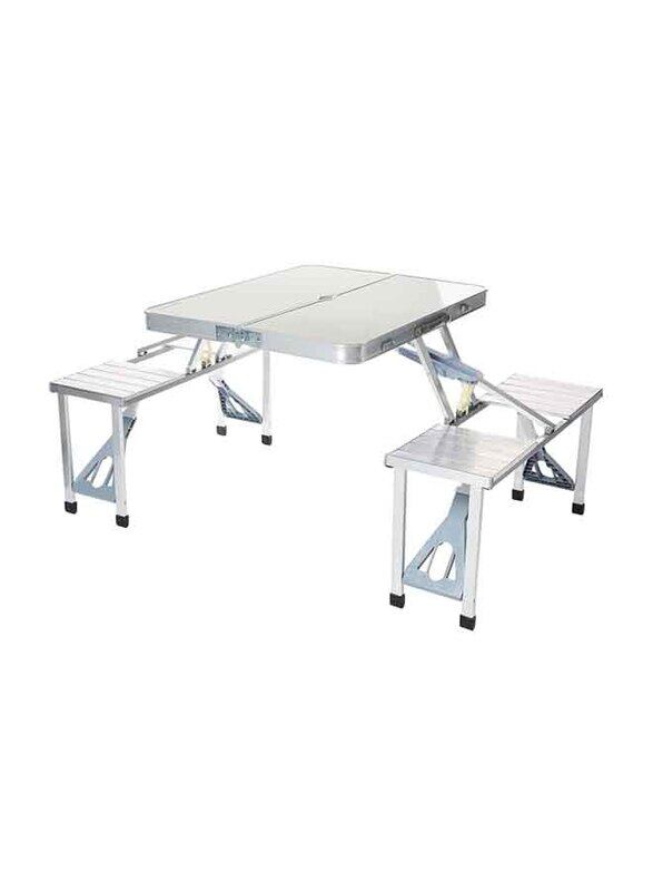 

Discovery Aluminium Picnic Table, Silver